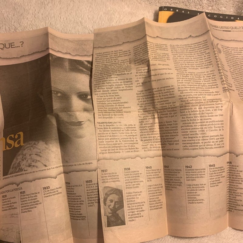 Julia de Burgos Obra Poetica