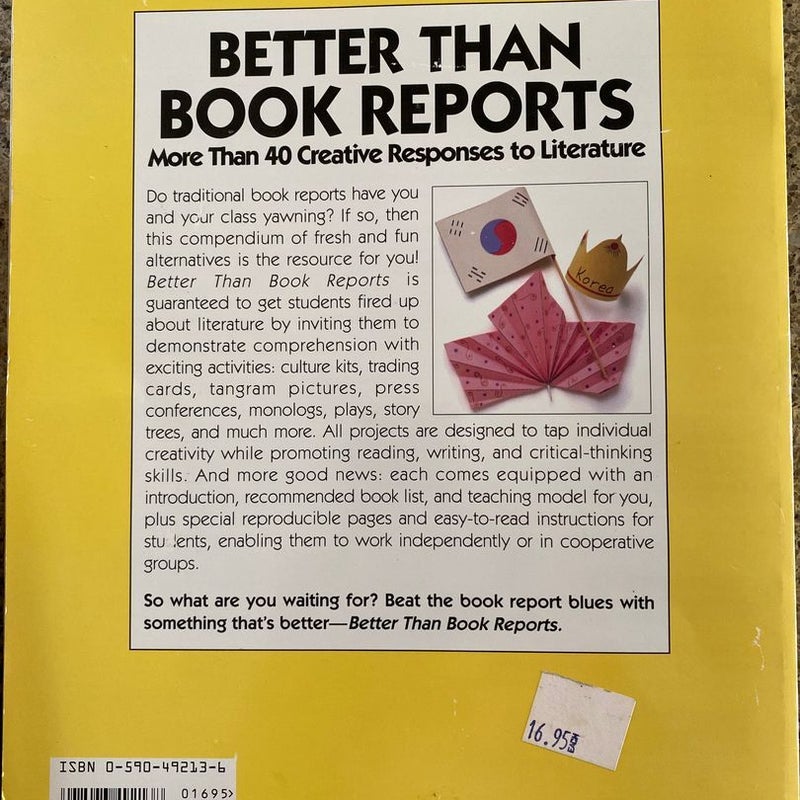 Better Than Book Reports 
