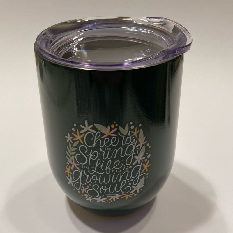 OwlCrate Collectible Springtime Tumbler Mug | OwlCrate March 2021