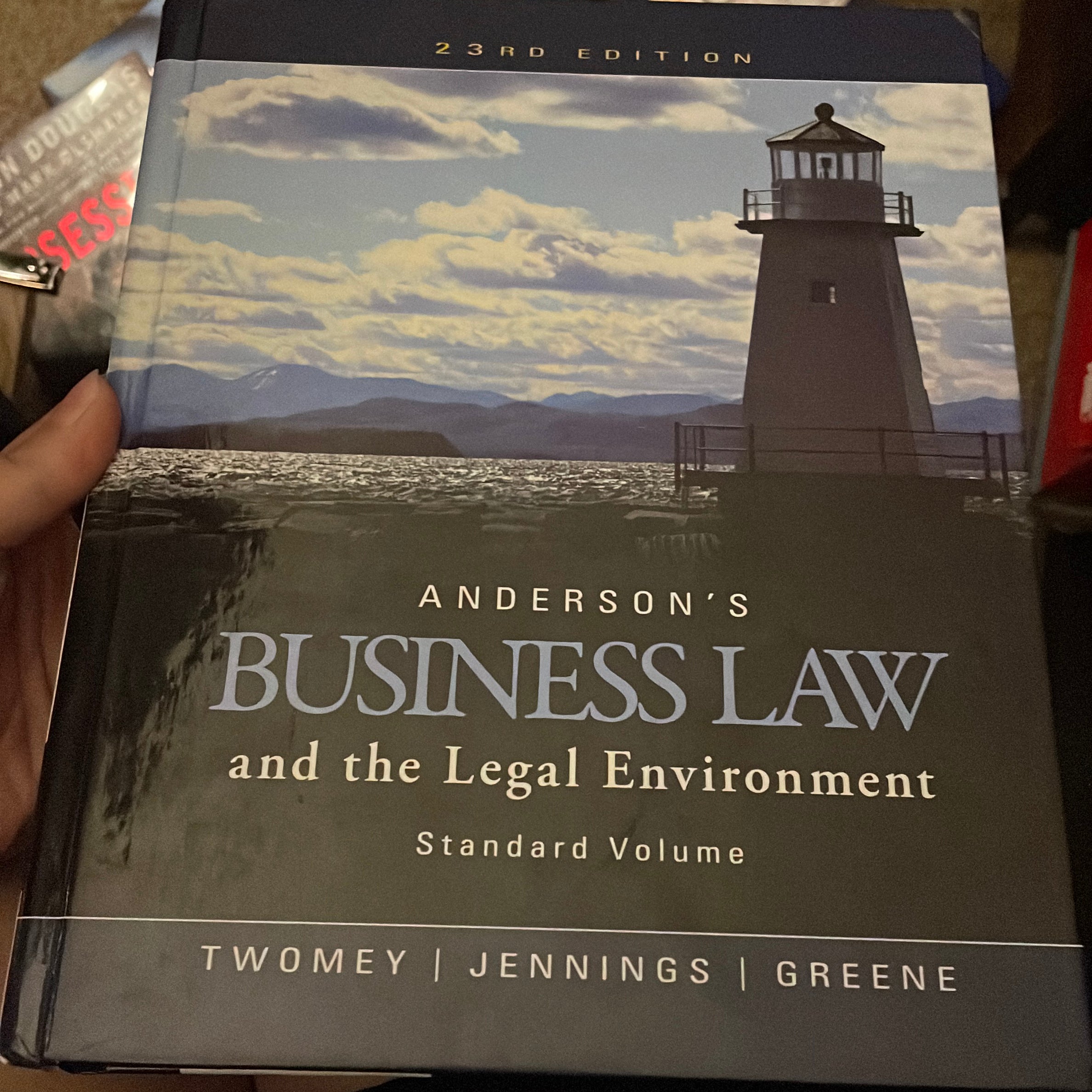 Anderson's Business Law and the Legal Environment, Standard Volume