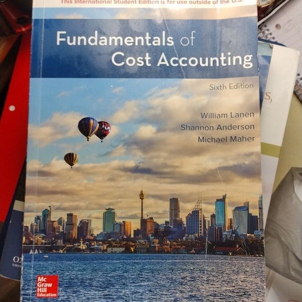 ISE Fundamentals of Cost Accounting