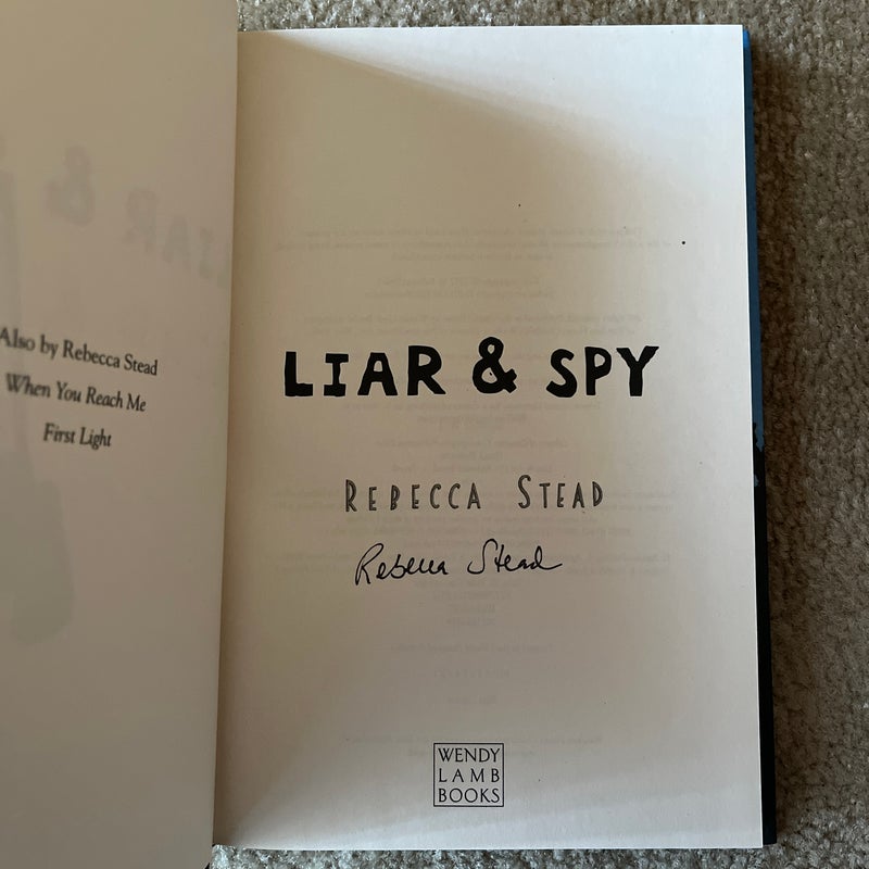 Liar and Spy - Signed