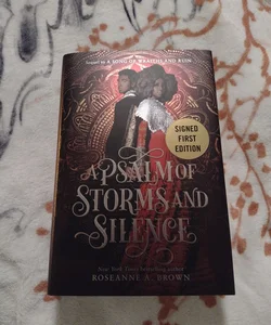 A Psalm of Storms and Silence Signed First Edition