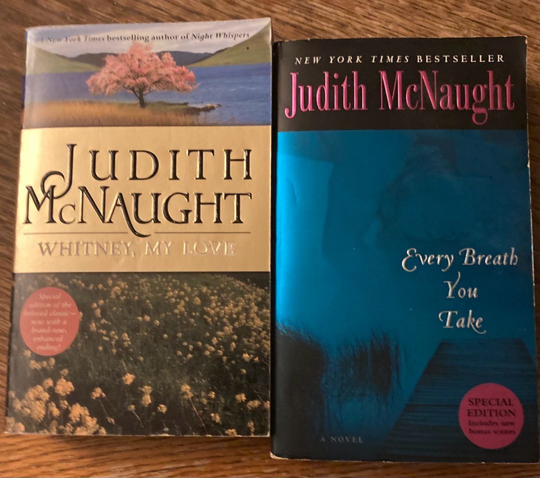 Two Judith McNaught novels