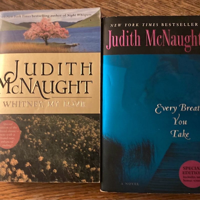 Two Judith McNaught novels