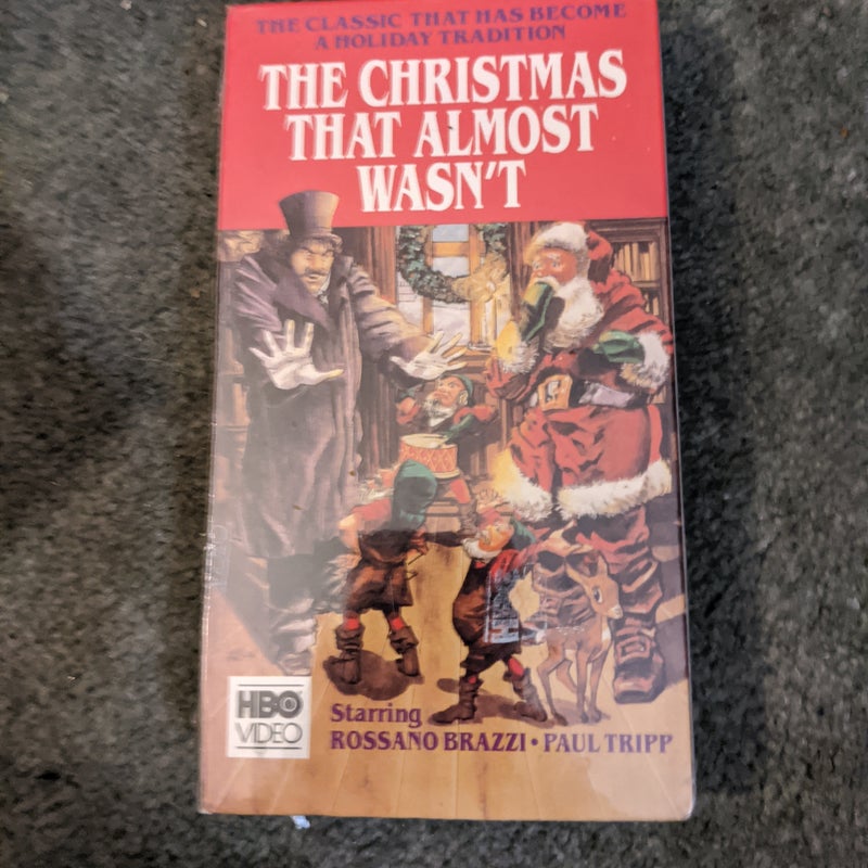 VHS THE CHRISTMAS THAT ALMOST WASN'T