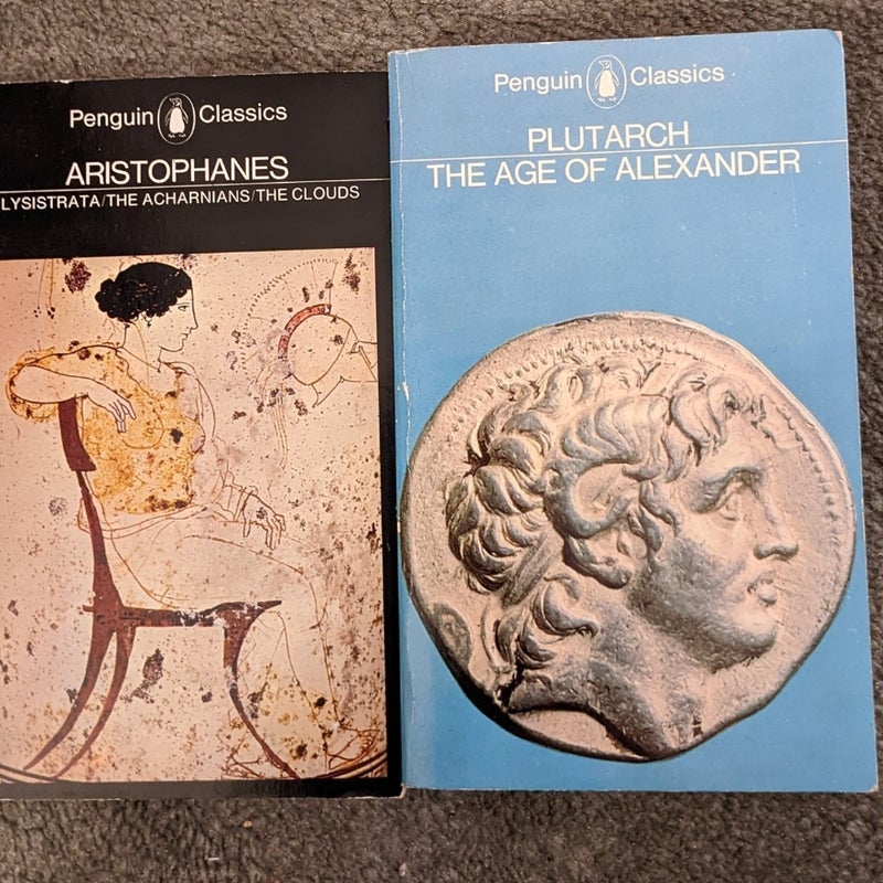 (lot of two) PLUTARCH & ARISTOPHANES 