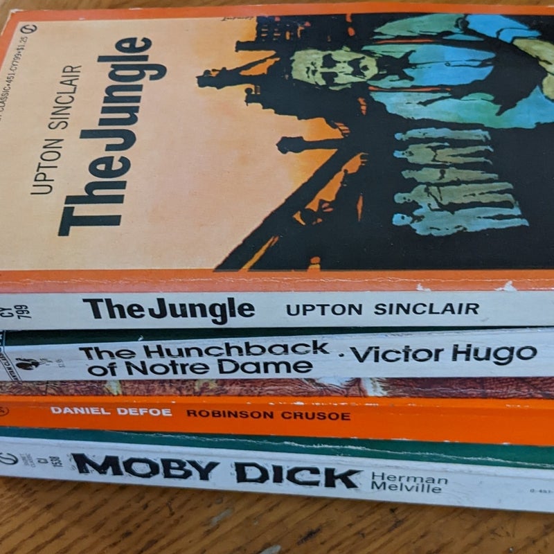 LOT OF FOUR CLASSIC PAPERBACK BOOKS LIKE NEW
