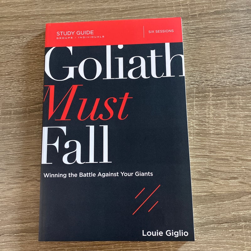 Goliath Must Fall Study Guide