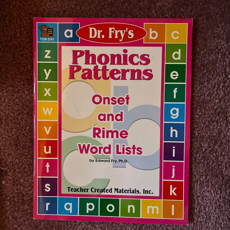 Phonics Patterns by Dr. Fry