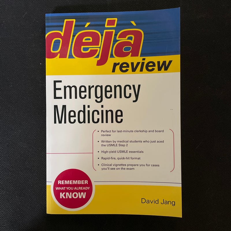 Deja Review Emergency Medicine