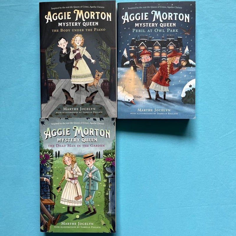 Aggie Morton, Mystery Queen: the Body under the Piano, Peril at Owl Park & The Dead Man In The Garden 