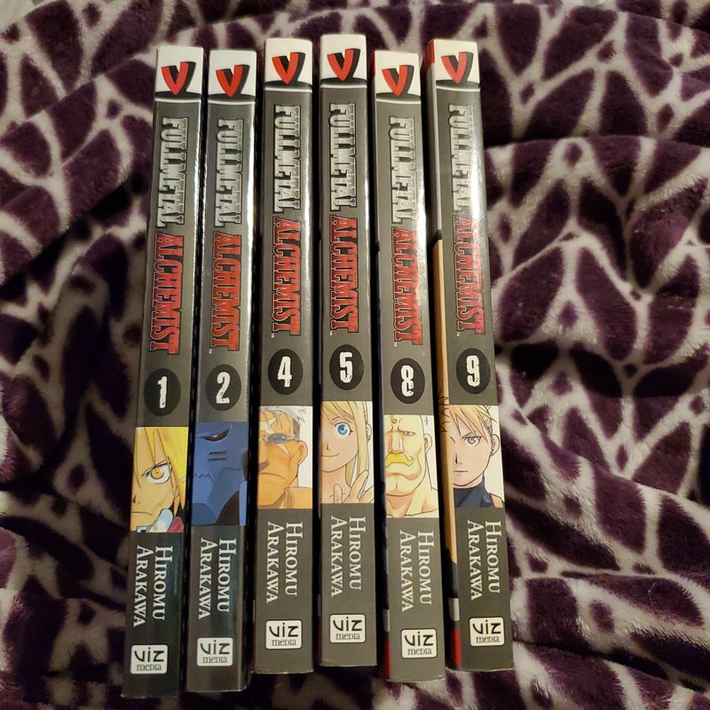 Fullmetal Alchemist Bundle Vol. 1,2,4,5,8,9