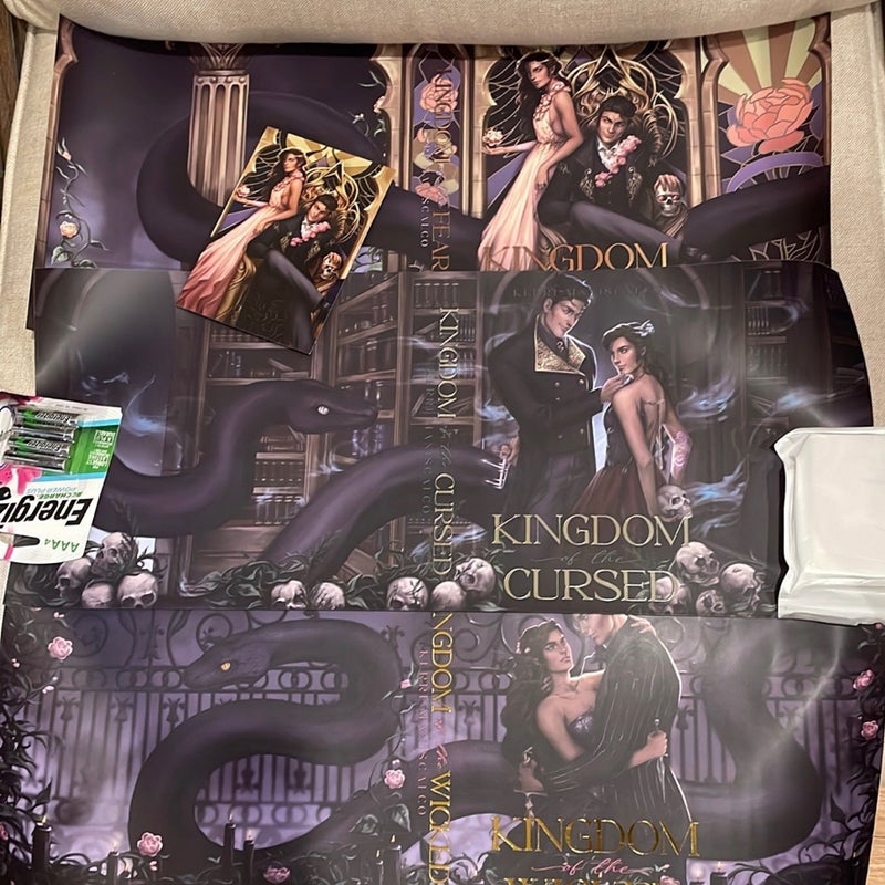 Kingdom of the Wicked Faecrate Dust Jackets