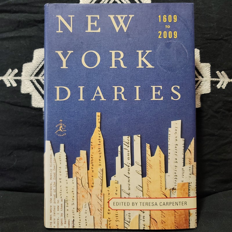 New York Diaries, 1609 to 2009