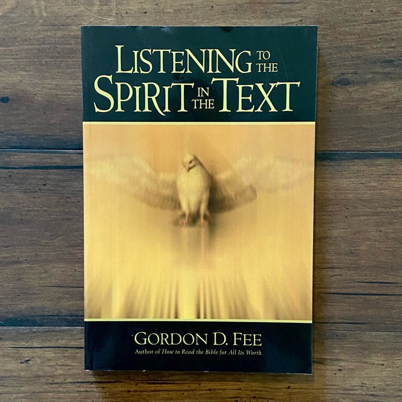 Listening to the Spirit in the Text