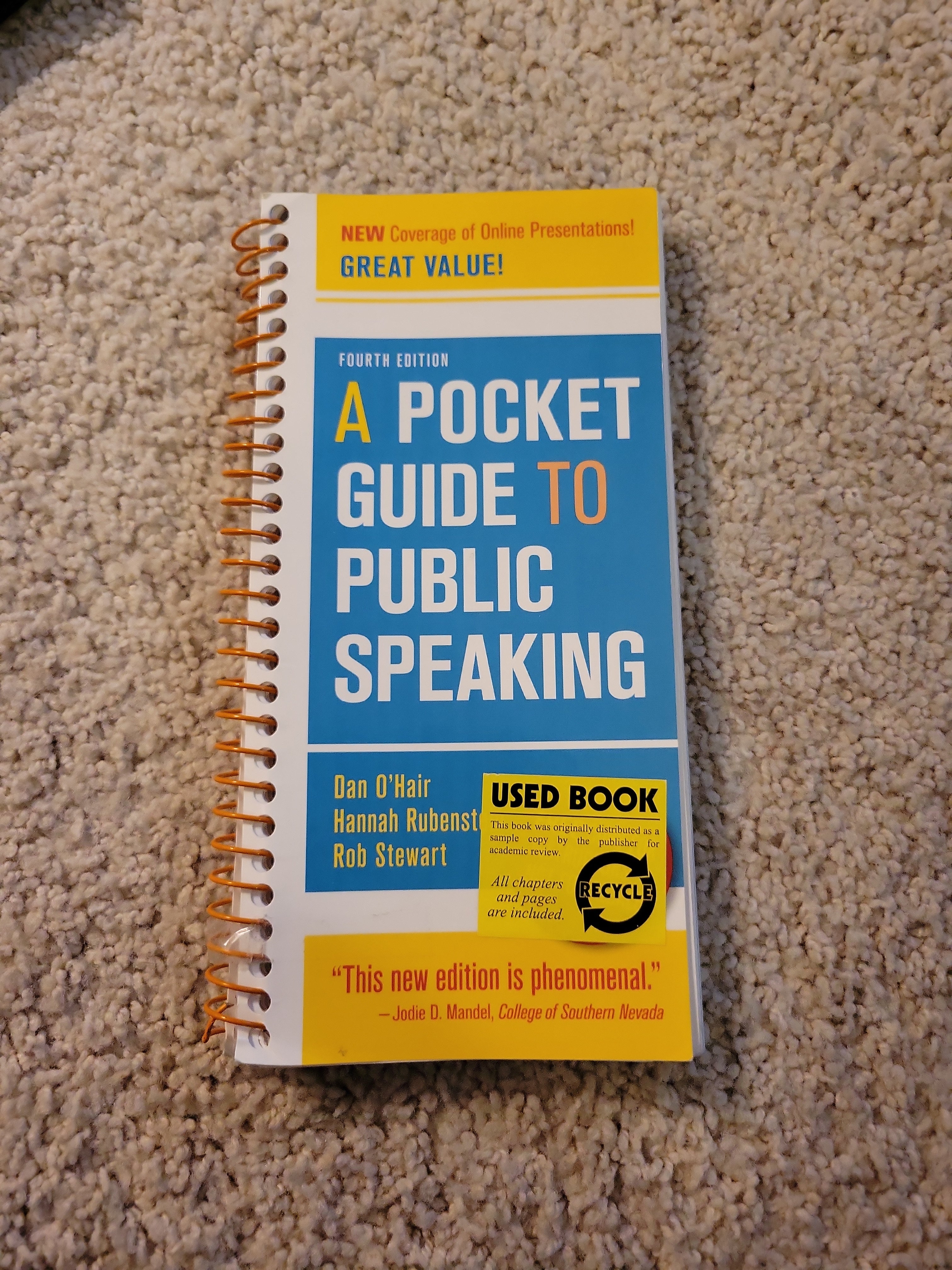 A Pocket Guide to Public Speaking