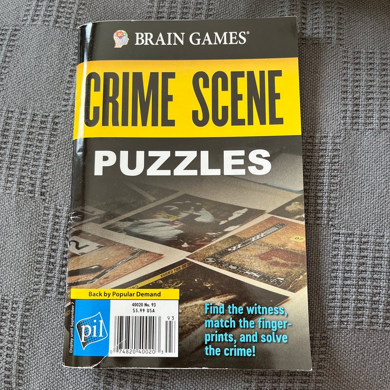 Brain Games Crime Scene Puzzles