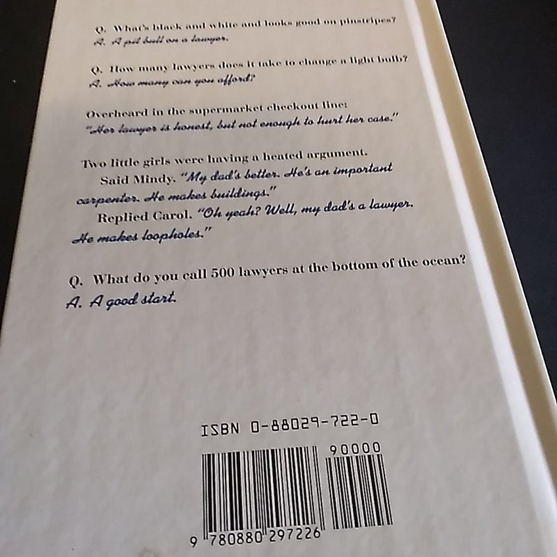 The lawyer  joke book