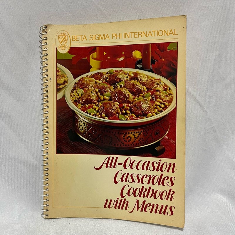 All-Occasion Casseroles Cookbook with Menus