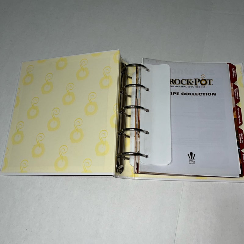 Rival Crock Pot 5 Ring Binder