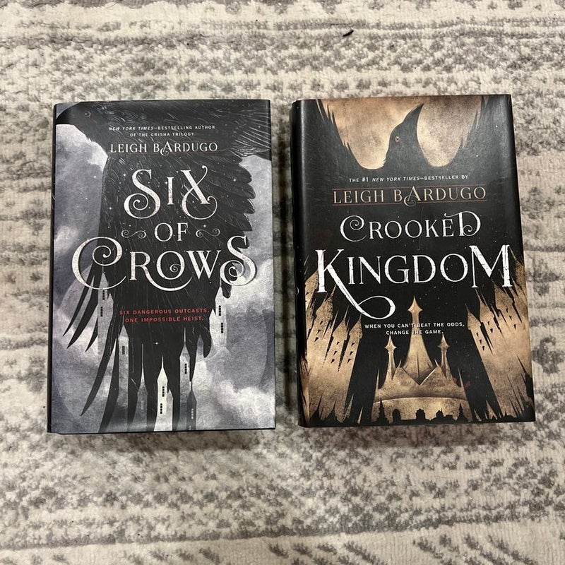 Special Editions of Six of Crows & Crooked Kingdom w/ Owlcrate exclusive scarf 