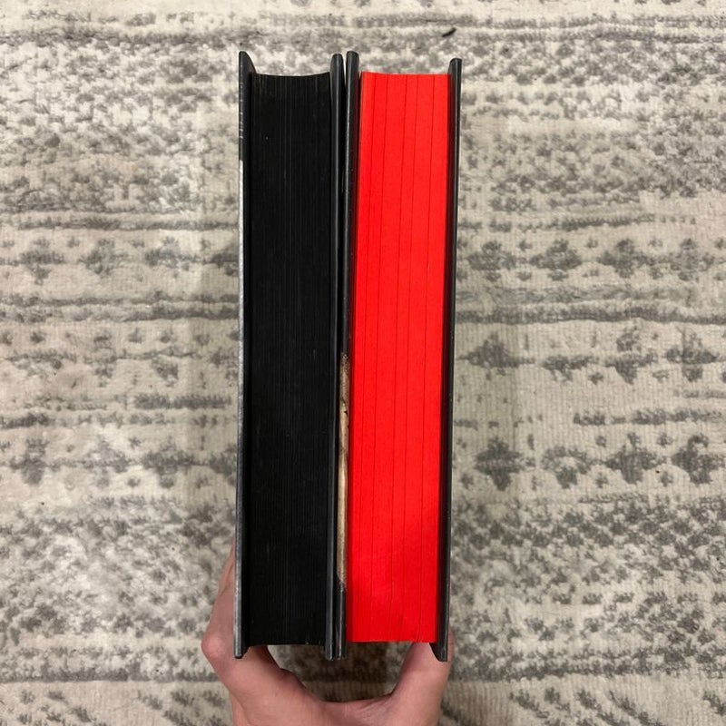 Special Editions of Six of Crows & Crooked Kingdom w/ Owlcrate exclusive scarf 