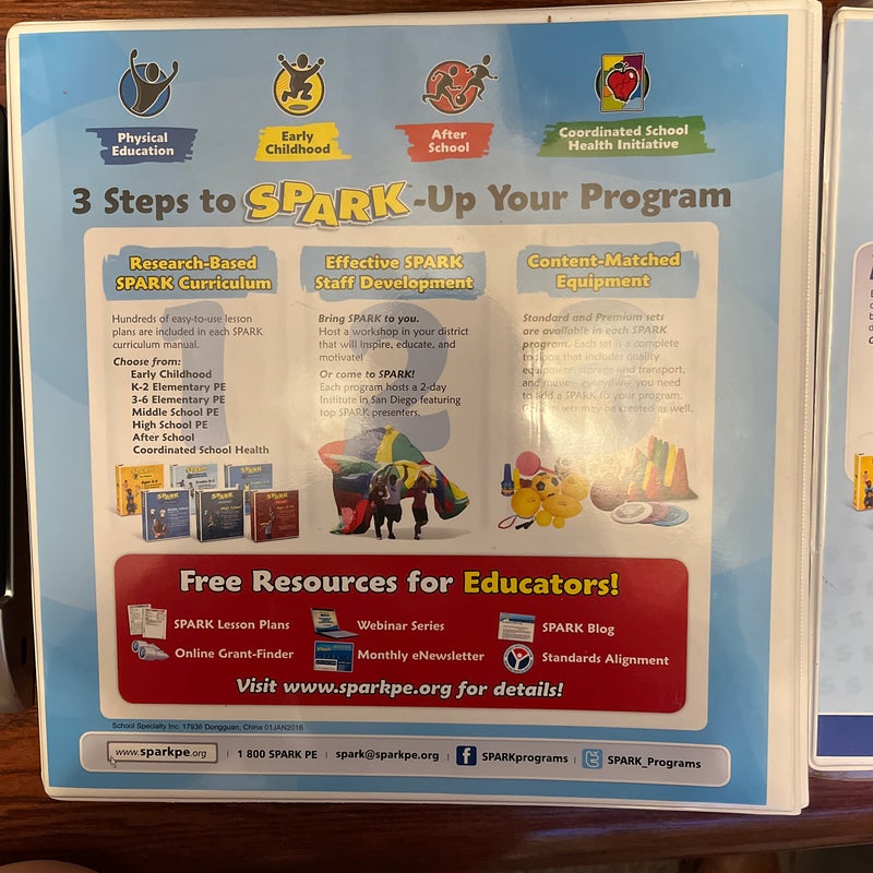 SPARK Physical Education Bundle Grades K-2/3-6 