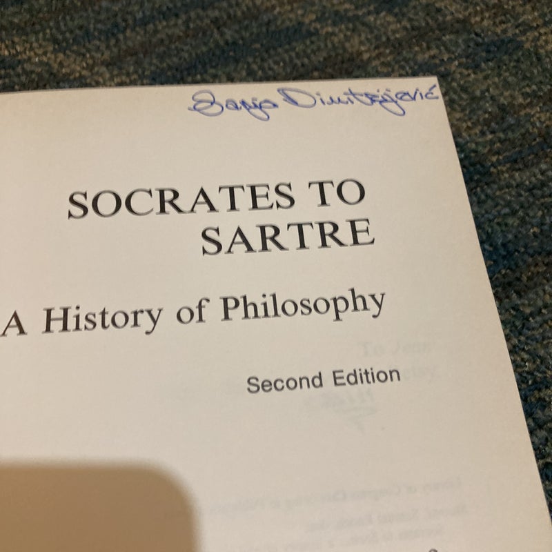 Socrates to Sartre