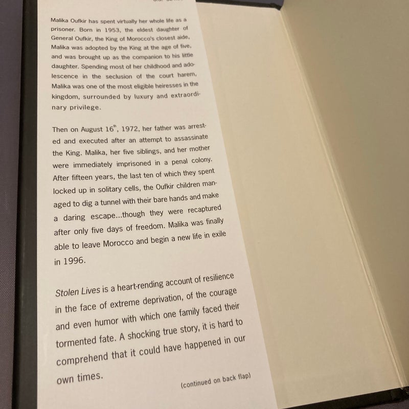 Stolen Lives - First Edition 