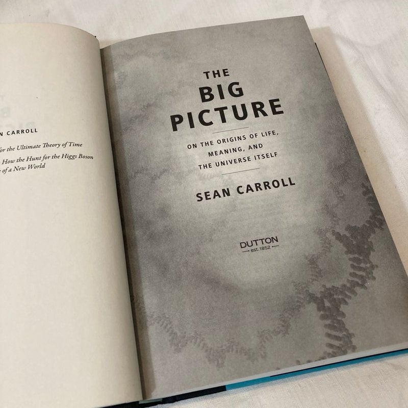 The Big Picture: On the Origins of Life, Meaning, and the Universe Itself:  Carroll, Sean: 9781101984253: : Books