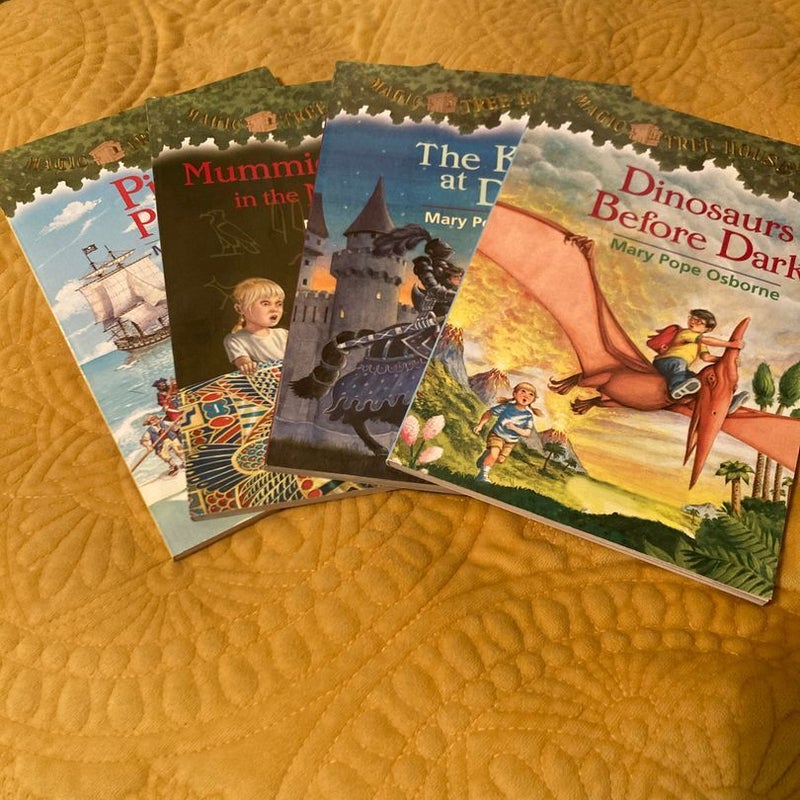 The magic tree house books 1-4 (four book bundle)