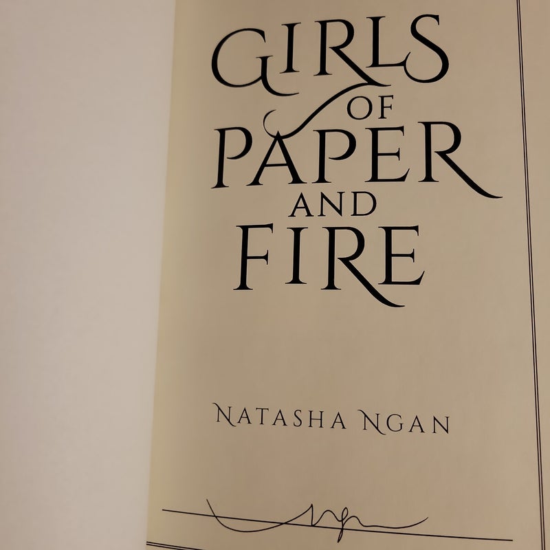 Girls Of Paper And Fire (Owlcrate signed edition)