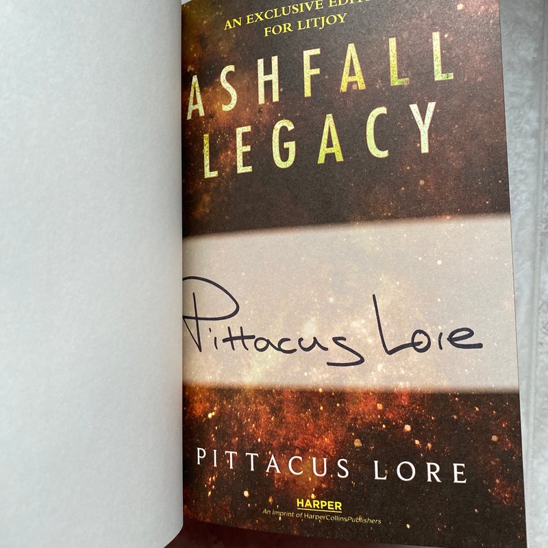 Ashfall Legacy Litjoy Exclusive Signed Edition