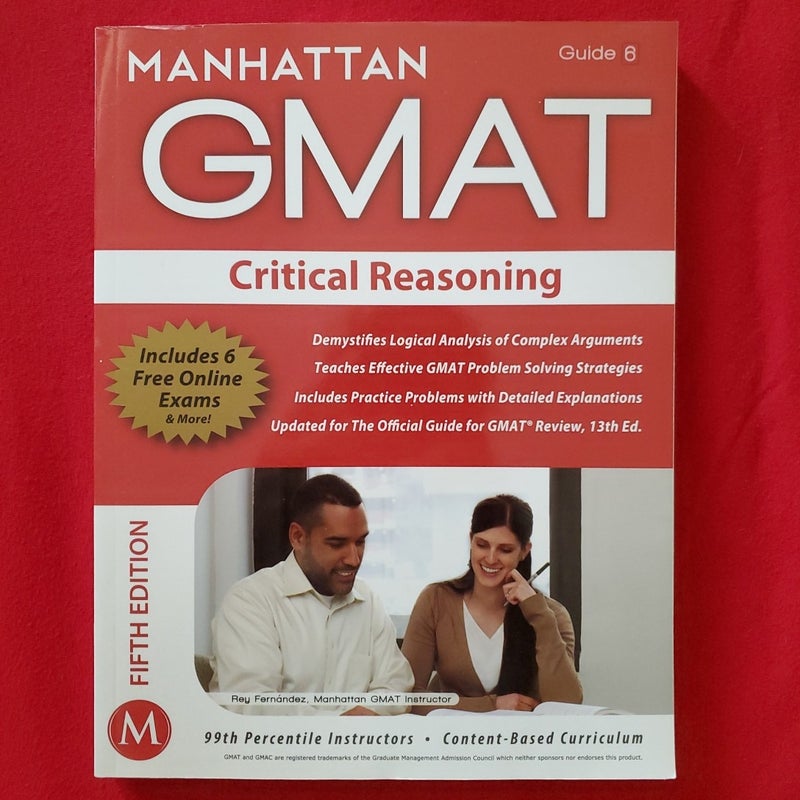 Critical Reasoning GMAT Strategy Guide