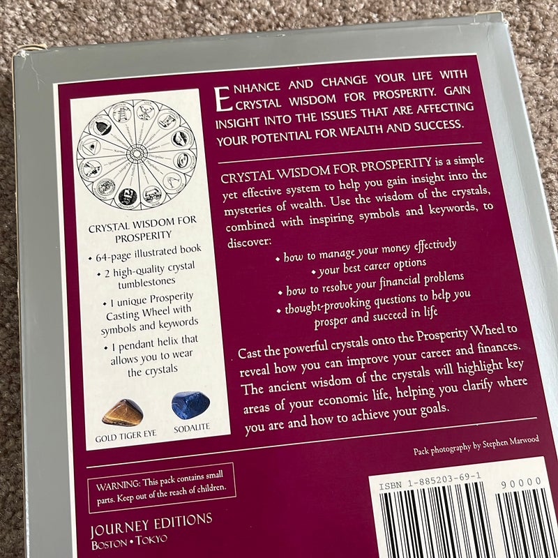 Crystal Wisdom Wheel of Prosperity by Stephanie Harrison Pangobooks