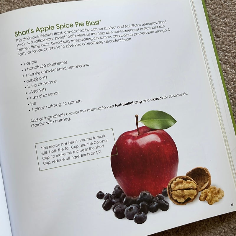 Blasting for optimum health recipe book