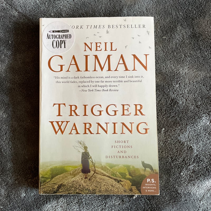 Trigger Warning SIGNED COPY