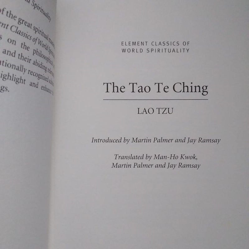 Tao Te Ching 