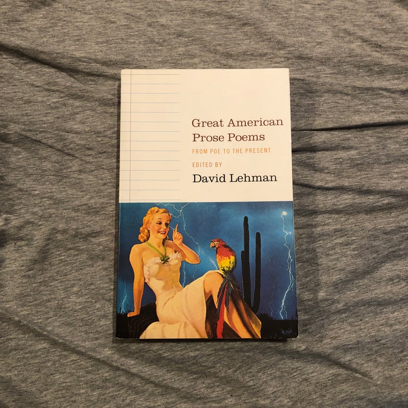 Great American Prose Poems