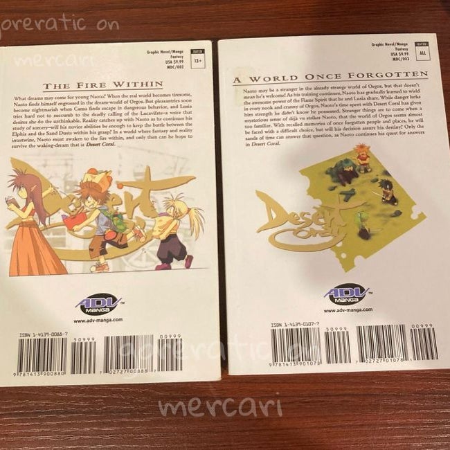 Desert Coral Manga Volumes 2 & 3