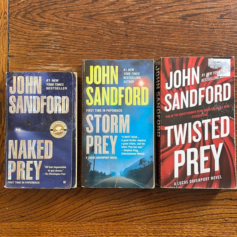 Naked Prey, Storm Prey, & Twisted Prey