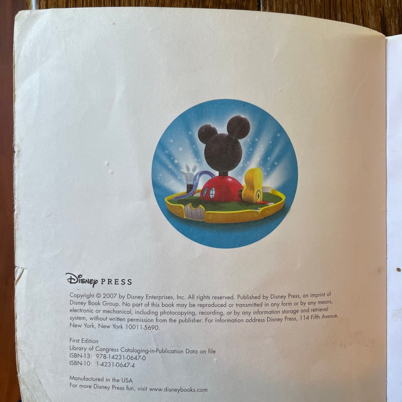 Mickey mouse clubhouse up up and away by disney books sheila higginson