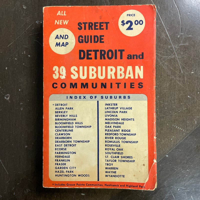 Street Guide Detroit and 39 Suburban Communities