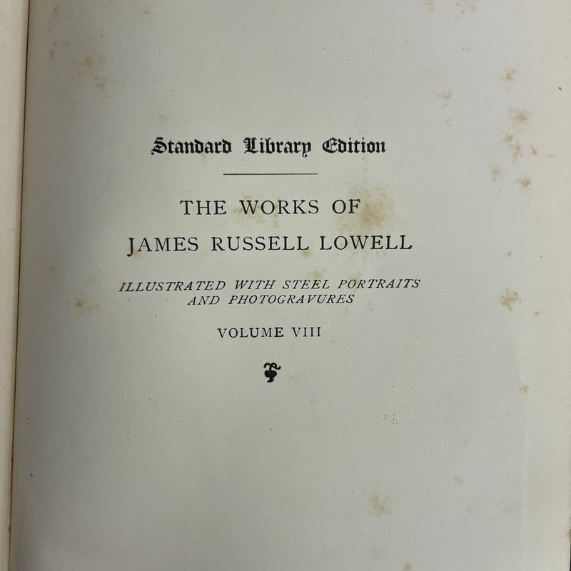 The Poetical Works of James Russell Lowell