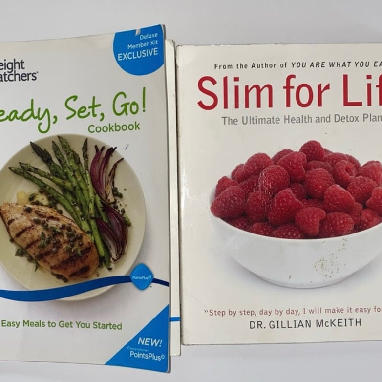 2 Books Weight Watchers & Slim For Life