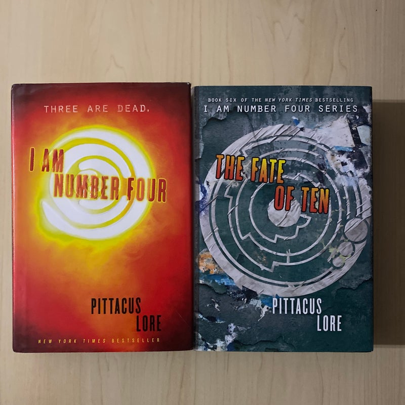 I Am Number Four Book 1 & 6