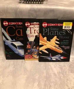 Cars, Trains, Planes Set of 3