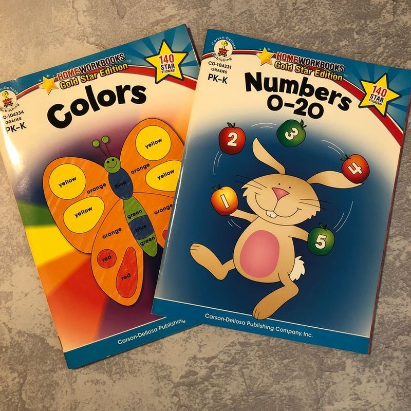 Numbers 0-20 & Colors (Set of 2)