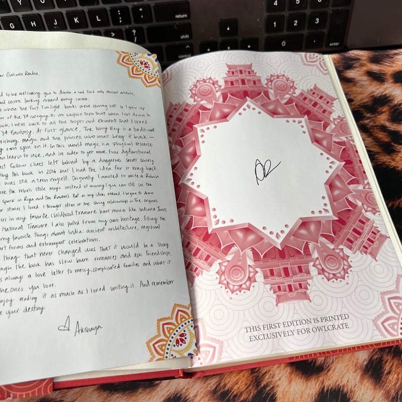 The Ivory Key SIGNED Owlcrate Edition